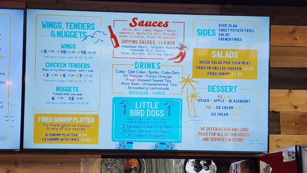 Menu photo 2 Bird Dog Chicken Orange Beach, AL
