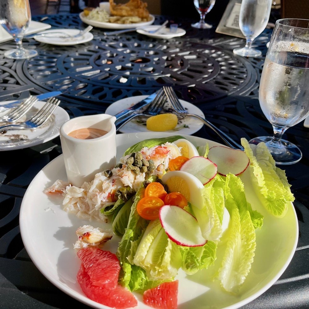 The Terrace Lounge - Dungeness crab salad - Lounges Near Me - Pebble Beach, California The Terrace Lounge - Dungeness crab salad - Lounges Near Me - Pebble Beach, California