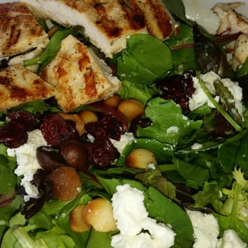 The 3rd Corner - Goat cheese salad with chix 1/2 order 12$ - New American Near Me - Encinitas, California