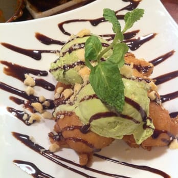 Jae's Asian Bistro & Sushi - Fried banana ice cream with green tea ice cream ! - Sushi Bars Near Me - Seattle, Washington Jae's Asian Bistro & Sushi - Fried banana ice cream with green tea ice cream ! - Sushi Bars Near Me - Seattle, Washington