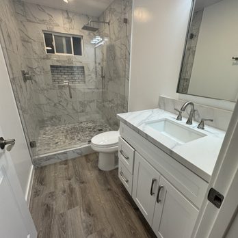 Creative Design & Build - The bathroom far exceeded our expectations. It's stunning! - General Contractors Near Me - San Diego, California Creative Design & Build - The bathroom far exceeded our expectations. It's stunning! - General Contractors Near Me - San Diego, California