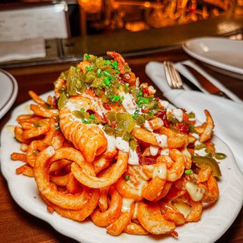 Drake's - a plate of pasta with shrimp - New American Near Me - Dallas, Texas Drake's - a plate of pasta with shrimp - New American Near Me - Dallas, Texas