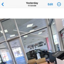 Beach Cities Toyota - Screenshot of time at 11:54 am with my car/me not being attended  Appt at 11;15
