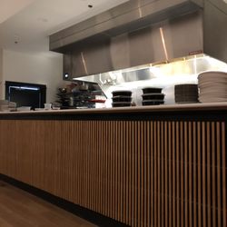 Acres Bistro - A view of the kitchen area - note the nice woodwork