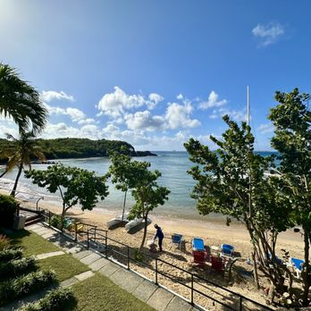 Bolongo Bay Beach Resort - Left view from room 220 - Resorts Near Me - Saint Thomas, Virgin Islands