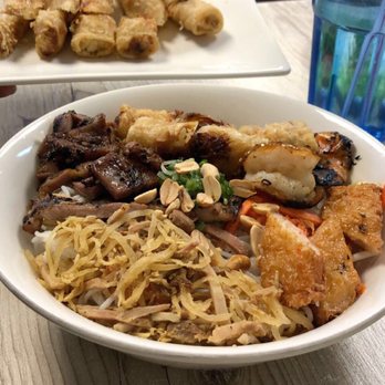 La Me - #48 vermicelli special & fried egg rolls - Vietnamese Near Me - Richardson, Texas