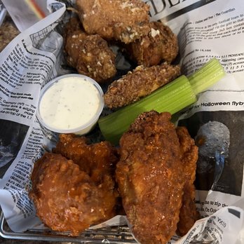 Nola Louisiana kitchen - Garlic Parmesan and Buffalo Wings - Cajun/Creole Near Me - Forest Park, Illinois Nola Louisiana kitchen - Garlic Parmesan and Buffalo Wings - Cajun/Creole Near Me - Forest Park, Illinois