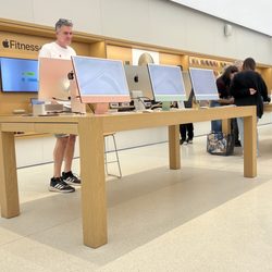 Apple Woodland - Inside of the back of Apple Store at Woodland Mall.