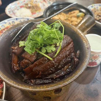 Szechuan Bistro - Pork belly over preserved veggies - Szechuan Near Me - Chicago, Illinois