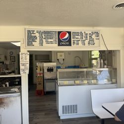 Classic menu board. I got the mushroom burger. It did not disappoint.