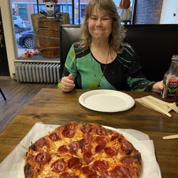 Gerard's Pizza - Mom and her pie