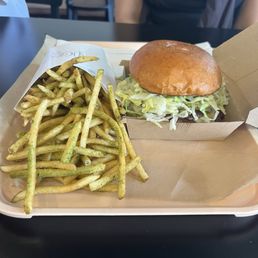 The Big Max Burger in a Large Combo