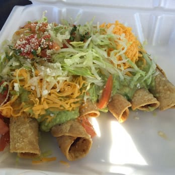 Taco Bar - 6 rolled tacos - Mexican Near Me - San Marcos, California Taco Bar - 6 rolled tacos - Mexican Near Me - San Marcos, California
