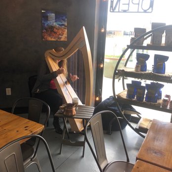 Blue Oak Coffee Roasting - A harpist for Christmas Eve! - Coffee Roasteries Near Me - Bakersfield, California Blue Oak Coffee Roasting - A harpist for Christmas Eve! - Coffee Roasteries Near Me - Bakersfield, California