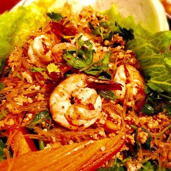 Bangkok Thyme - Pla Goong (spicy Thai shrimp salad) - my favorite Thai dish! - Thai Near Me - Atlanta, Georgia Bangkok Thyme - Pla Goong (spicy Thai shrimp salad) - my favorite Thai dish! - Thai Near Me - Atlanta, Georgia