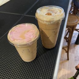 Anniversary Cake and Cookie Butter Lattes Anniversary Cake and Cookie Butter Lattes