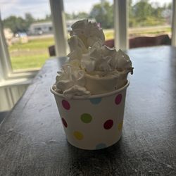 Prohaska's Oh Sugar - Rolled ice cream with cookie dough and whipped cream
