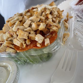 Sun City Slice - Eastlake - This is a small antipasto salad with chicken for $4!!!! Amazing deal! - Pizza Near Me - El Paso, Texas Sun City Slice - Eastlake - This is a small antipasto salad with chicken for $4!!!! Amazing deal! - Pizza Near Me - El Paso, Texas