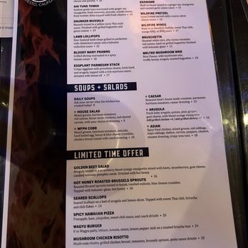 Wildfire Public House - Appetizers, Soups & Salads, and Limited Time Offers - Breakfast & Brunch Near Me - Modesto, California