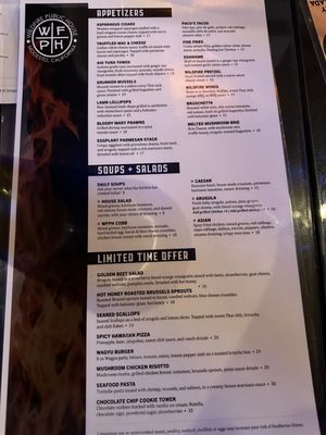 Menu photo 6 Wildfire Public House Modesto, CA