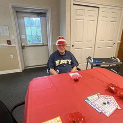 Ecumenical Retirement Community - A navy man ready for Bingo