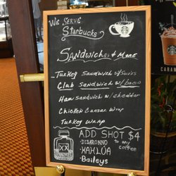 Caffeina's Marketplace Cafe - Menu Board