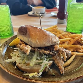 Hazel's - Soft shell crab sandwich - Bars Near Me - Birmingham, Michigan