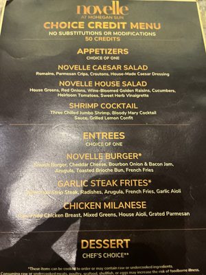 Menu photo 1 Novelle Uncasville, CT