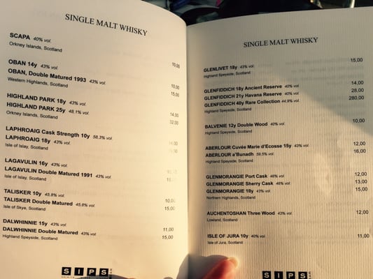 Menu photo 5 Sips Antwerp, VAN