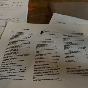 Thinking Man Tavern - Menu - Pubs Near Me - Decatur, Georgia Thinking Man Tavern - Menu - Pubs Near Me - Decatur, Georgia