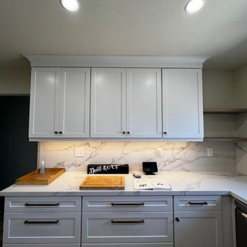 Pacific Coast Restoration - We moved the refrigerator to the other side of the kitchen and were able to gain a bunch of continuous counter space which we didn't have b4 - Damage Restoration Near Me - Ventura, California