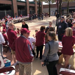 Mike Martin Field at Dick Howser Stadium - Huge crowd for Fan Day 2019.