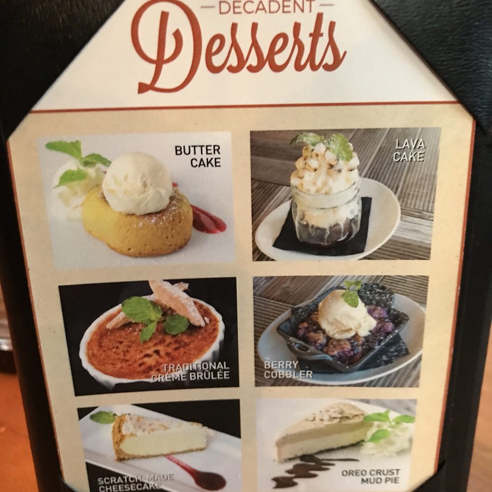 MB Grille - Dessert menu - New American Near Me - Simi Valley, California
