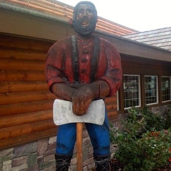 Lumberjacks Restaurant - A hungry lumberjack greets you at the door - Diners Near Me - Redding, California Lumberjacks Restaurant - A hungry lumberjack greets you at the door - Diners Near Me - Redding, California