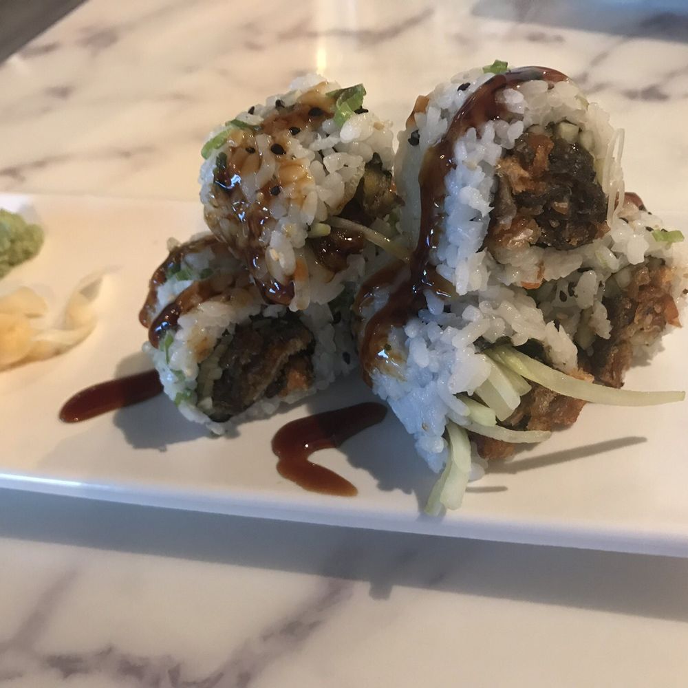 Chihiro Sushi & Bar - Salmon skin roll my fave of all - Sushi Bars Near Me - Euless, Texas