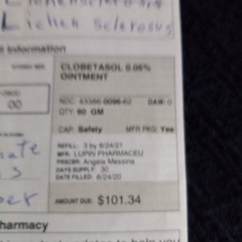 CVS Pharmacy - a receipt for a pharmacy appointment - Drugstores Near Me - Madison Heights, Michigan