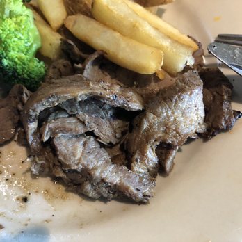 Hickory Tavern - This is the skirt steak. Not edible. - American Near Me - Charlotte, North Carolina Hickory Tavern - This is the skirt steak. Not edible. - American Near Me - Charlotte, North Carolina