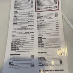 Edi's Place - Lunch menu