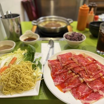 Joon Shabu Shabu - Large Angus beef with veggies and ramen. - Hot Pot Near Me - Glendale, California Joon Shabu Shabu - Large Angus beef with veggies and ramen. - Hot Pot Near Me - Glendale, California