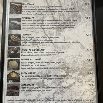 La Selva - Dessert Menu - Italian Near Me - Agerola, NA La Selva - Dessert Menu - Italian Near Me - Agerola, NA