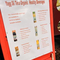 Yagg Sii Tenn - Juice menu