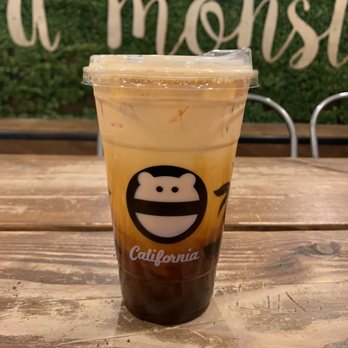 Mini Monster Cafe - Up close Thai tea - Ice Cream & Frozen Yogurt Near Me - Long Beach, California Mini Monster Cafe - Up close Thai tea - Ice Cream & Frozen Yogurt Near Me - Long Beach, California