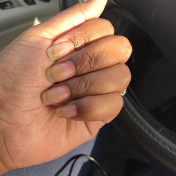 Hanah's Nail - gel came off after 1day then on 4nails 4days after getting them fixed! so I peeled the rest off w/my fingers no tools or acetone - Nail Salons Near Me - Pinole, California Hanah's Nail - gel came off after 1day then on 4nails 4days after getting them fixed! so I peeled the rest off w/my fingers no tools or acetone - Nail Salons Near Me - Pinole, California
