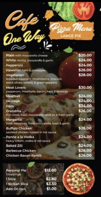 Menu photo 3 One Way Cafe And Pizza Middletown, NY Menu photo 3 One Way Cafe And Pizza Middletown, NY