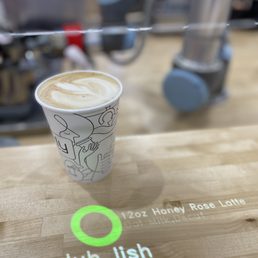 Honey Rose Latte Honey Rose Latte