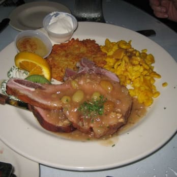 The Rathskeller - Kassler Ripchen - smoked pork chops - German Near Me - Indianapolis, Indiana
