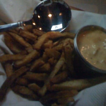 Monk's Cafe - tiniest basket of pomme frites--juxtaposed it w/ the soup spoon. so sad... - Pubs Near Me - Philadelphia, Pennsylvania Monk's Cafe - tiniest basket of pomme frites--juxtaposed it w/ the soup spoon. so sad... - Pubs Near Me - Philadelphia, Pennsylvania
