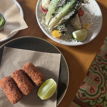 DAMA - Salad and croqueta - Latin American Near Me - Los Angeles, California DAMA - Salad and croqueta - Latin American Near Me - Los Angeles, California