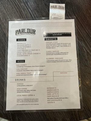 Menu photo 5 Parlour Bar & Bistro Frisco, TX