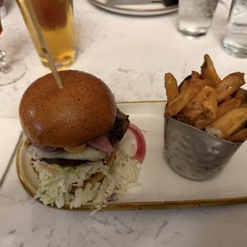 Overland Restaurant & Pub - Far east burger.  Was amazing - Pubs Near Me - Gardnerville, Nevada
